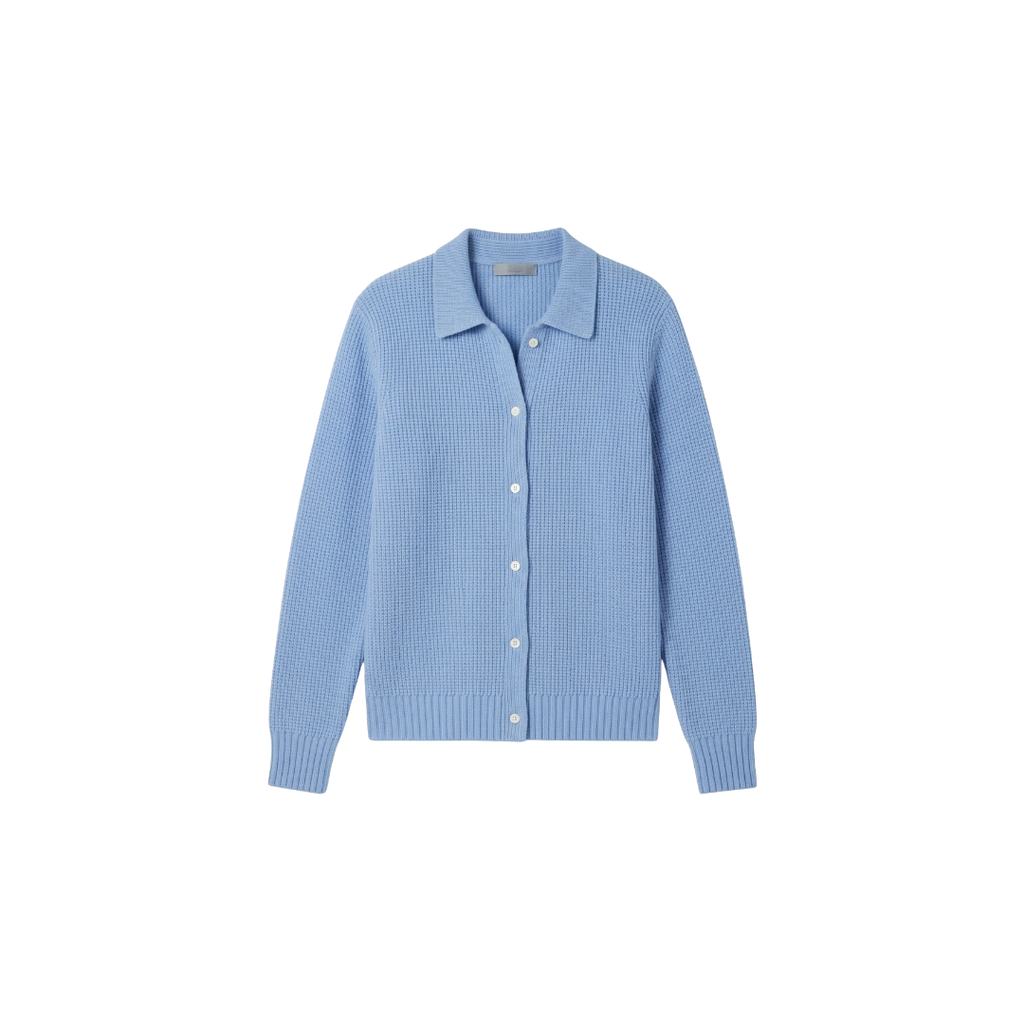 Elegante suéter de punto para mujer con cuello y bufanda