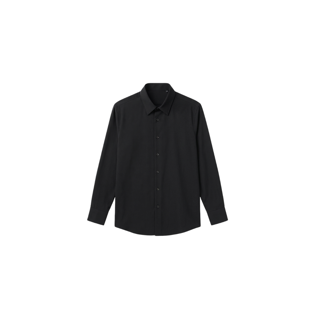 Camisa elástica sin planchar para hombre de Fliwos con triple protección