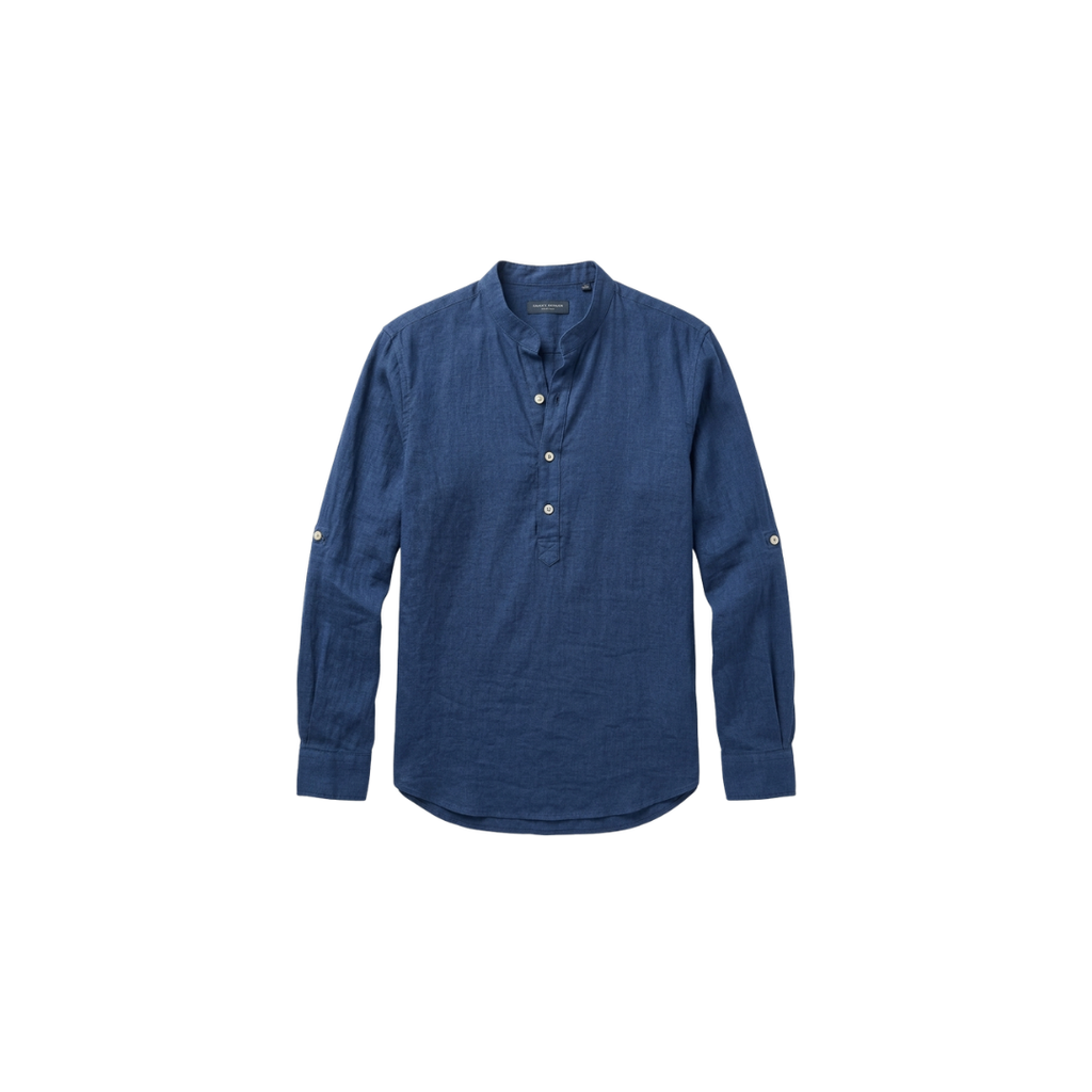 Camiseta Henley informal para hombre Envío gratuito