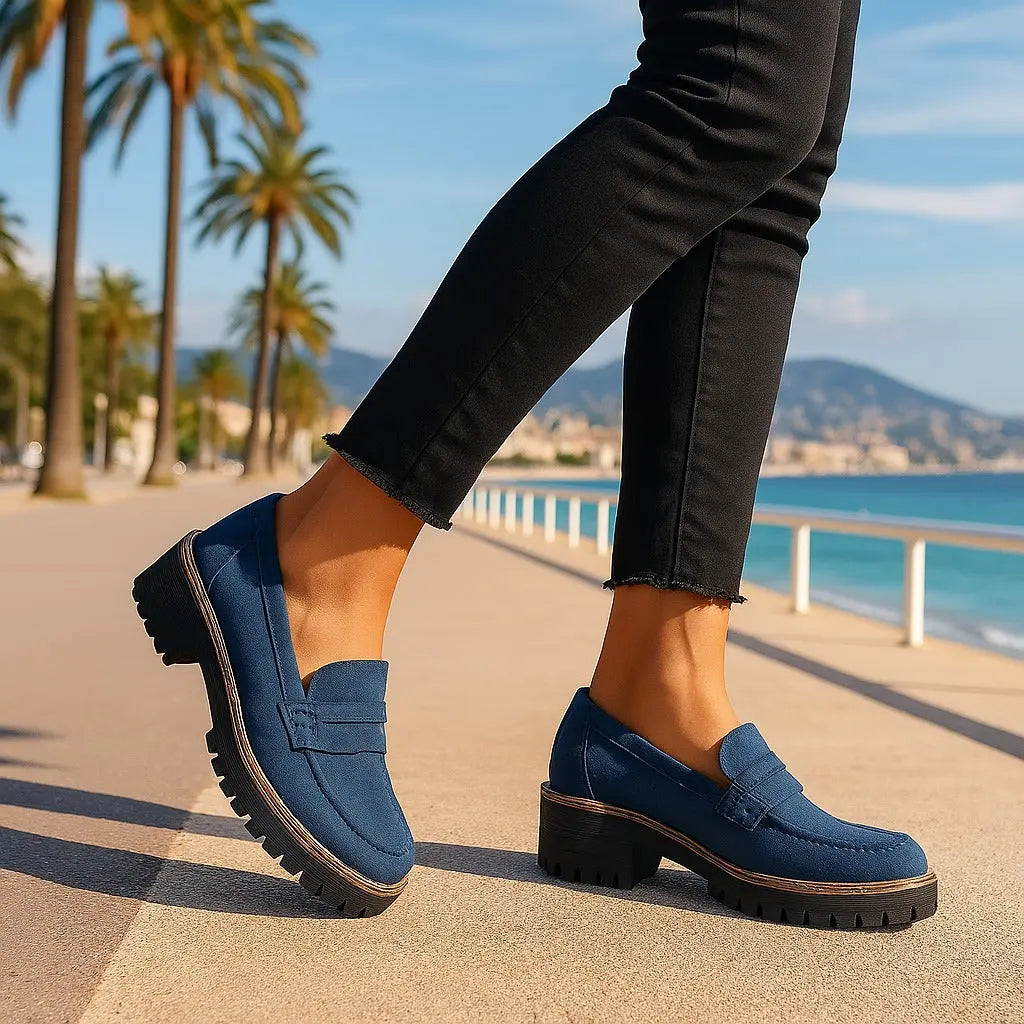 Nadia | Mocasines atemporales de ante