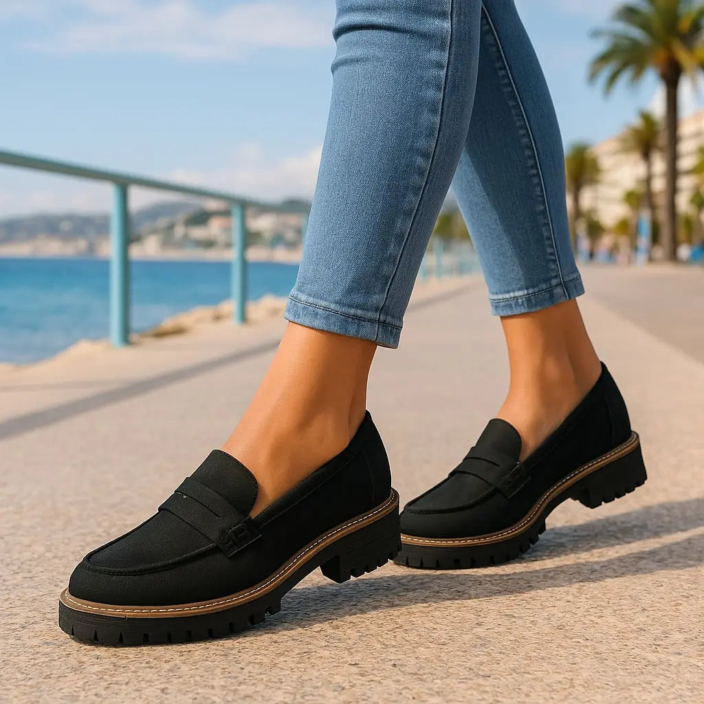 Nadia | Mocasines atemporales de ante