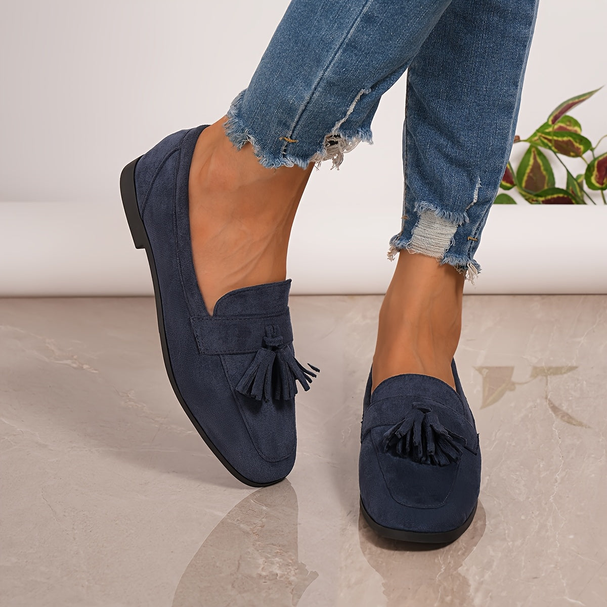 Minne | Mocasines con borlas