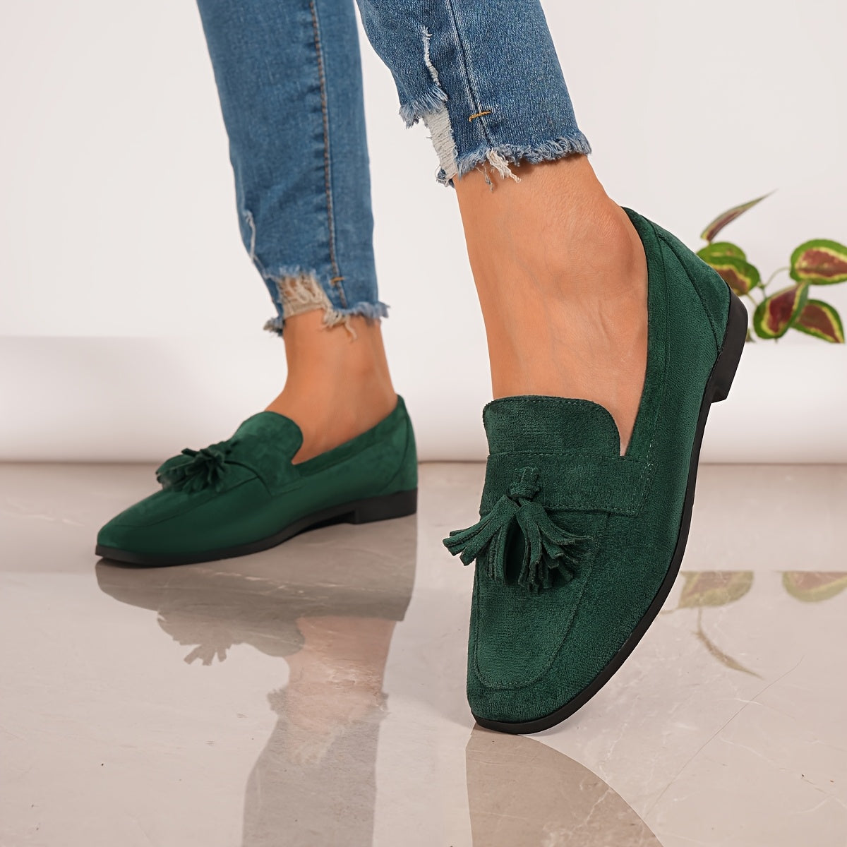 Minne | Mocasines con borlas