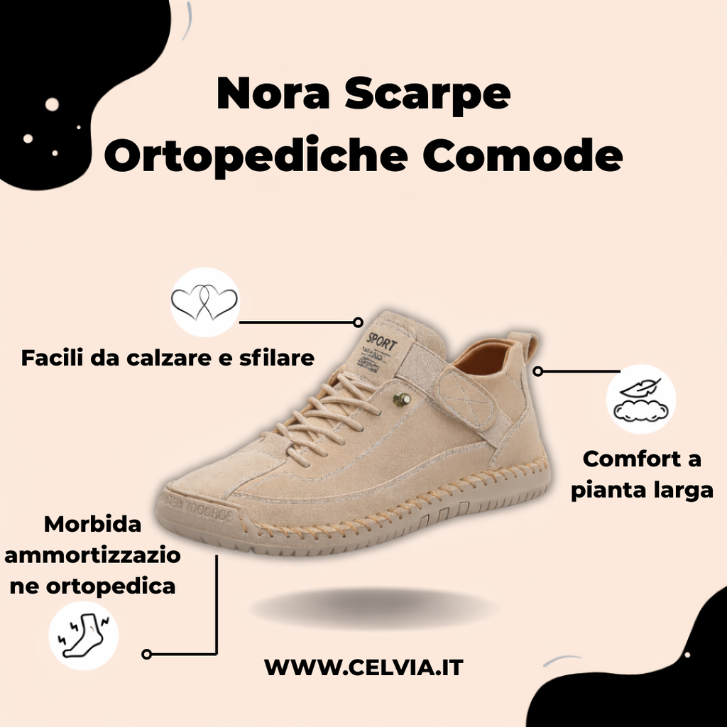 Nora – Zapatos ortopédicos cómodos y sin dolor