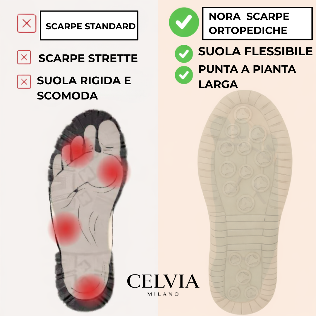 Nora – Zapatos ortopédicos cómodos y sin dolor