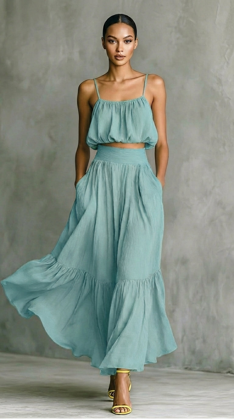 ROSENIA - Conjunto fresco y veraniego perfecto para esta temporada.