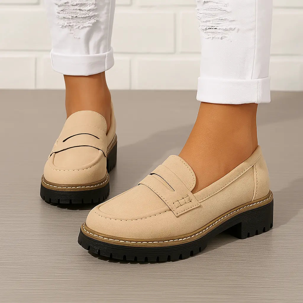 Nadia | Mocasines atemporales de ante