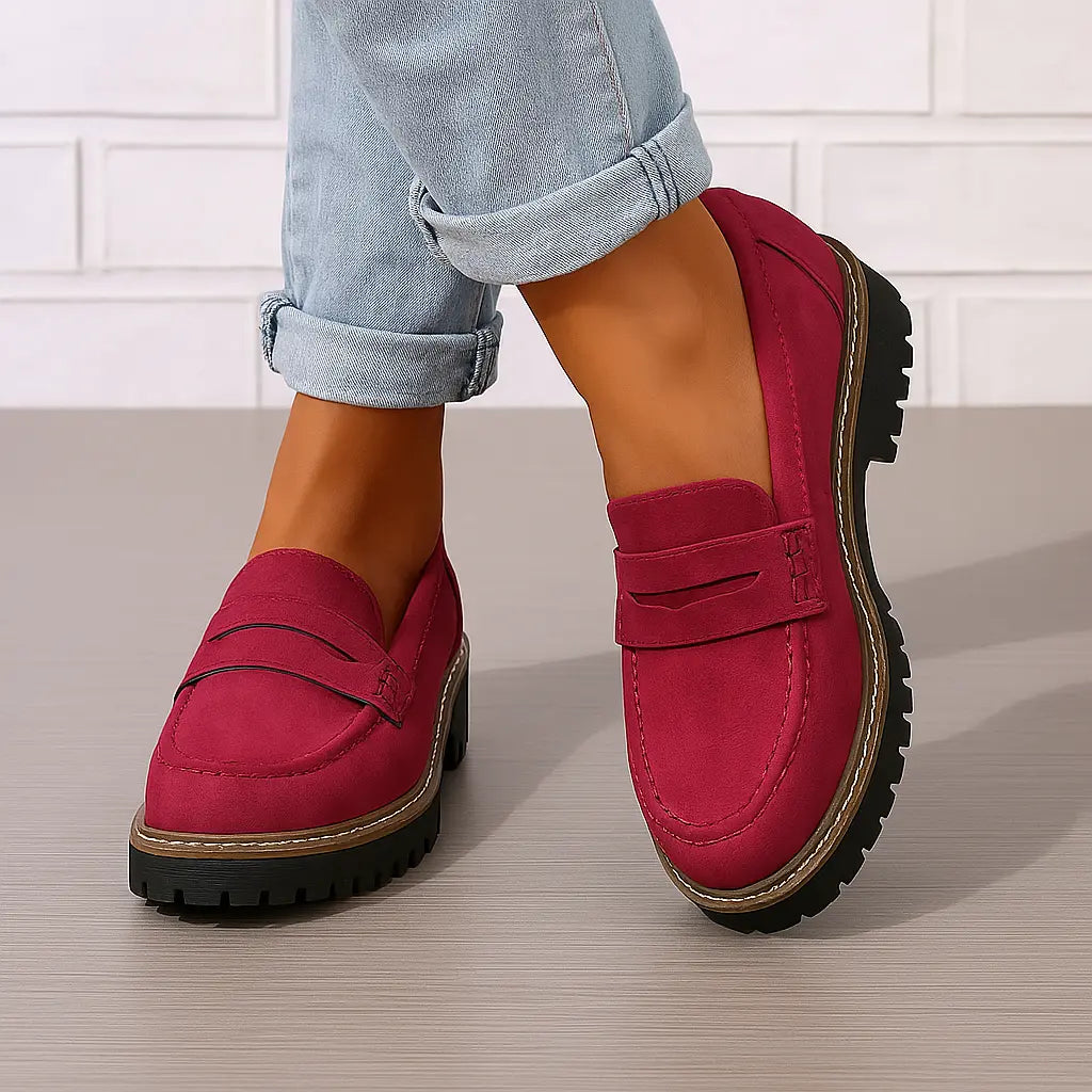 Nadia | Mocasines atemporales de ante