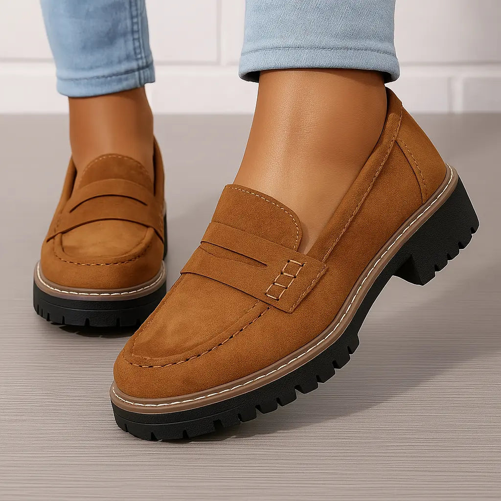 Nadia | Mocasines atemporales de ante