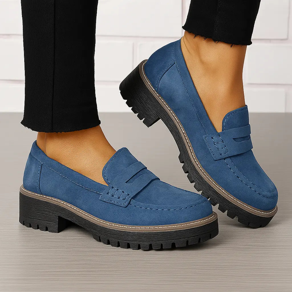Nadia | Mocasines atemporales de ante