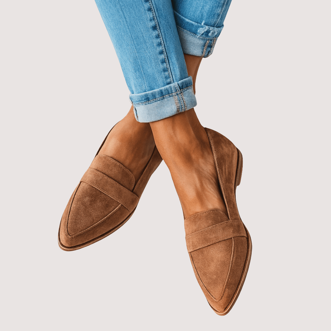 Helen | Mocasines suaves ortopédicos de ante