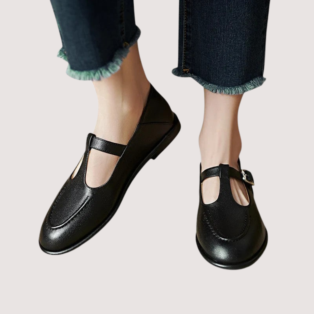 Camila | Zapatos Mary Jane ortopédicos con tacón bajo