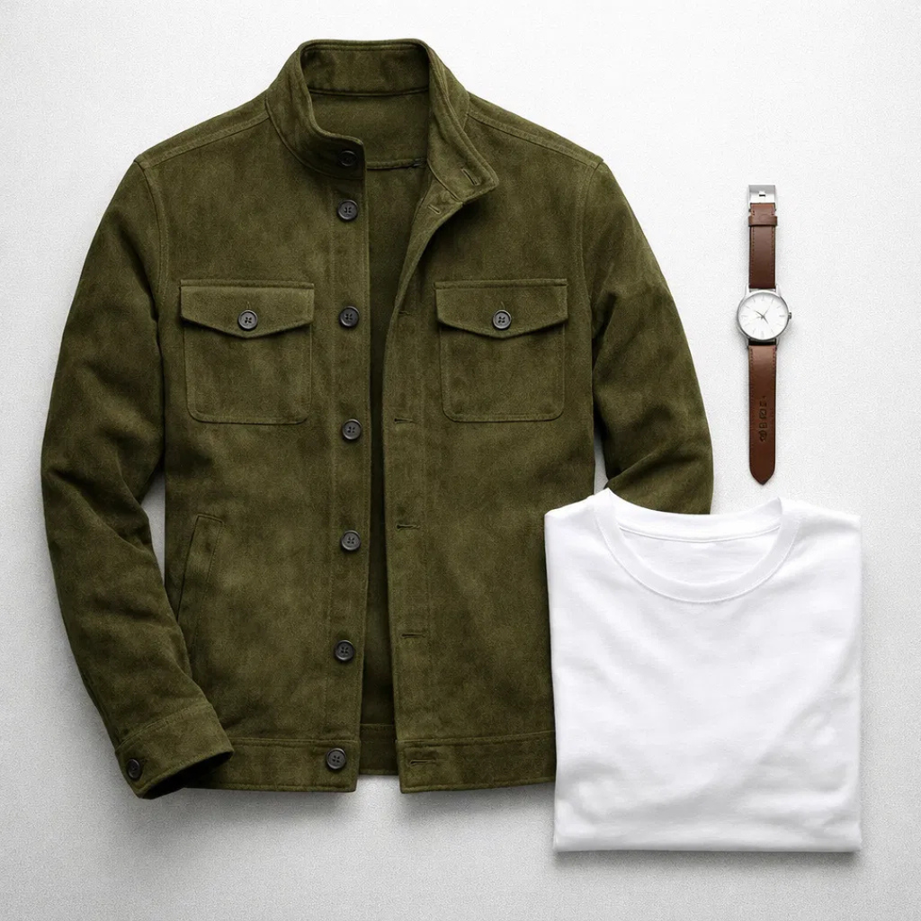 Chaqueta de ante Oltrarno