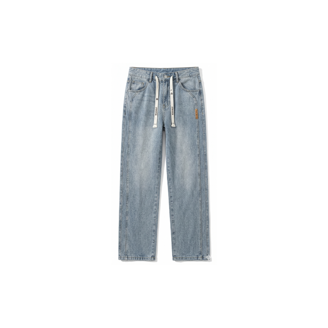 Jeans rectos holgados para hombre: corte moderno, tejido suave y ajuste cómodo para cualquier ocasión