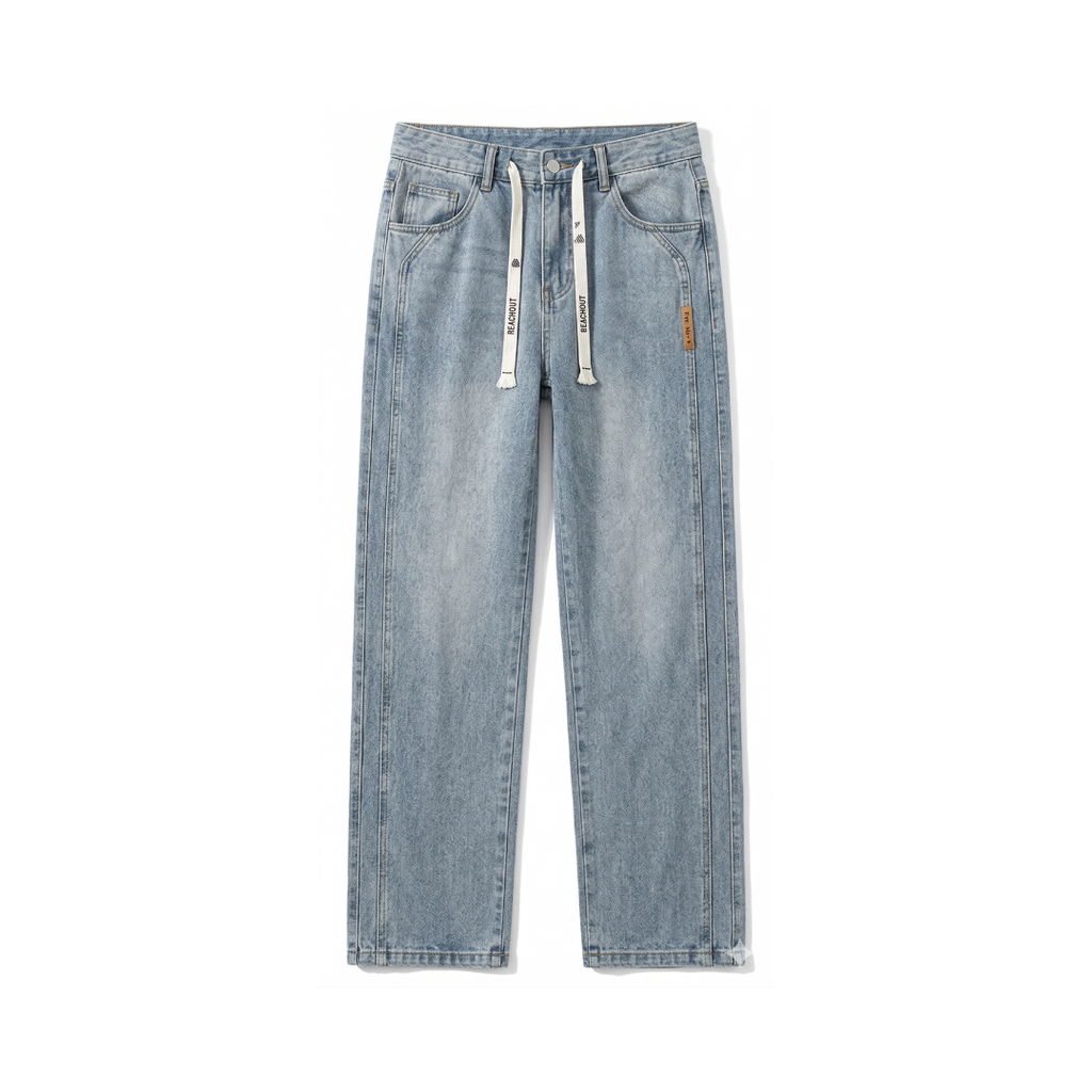 Jeans rectos holgados para hombre: corte moderno, tejido suave y ajuste cómodo para cualquier ocasión