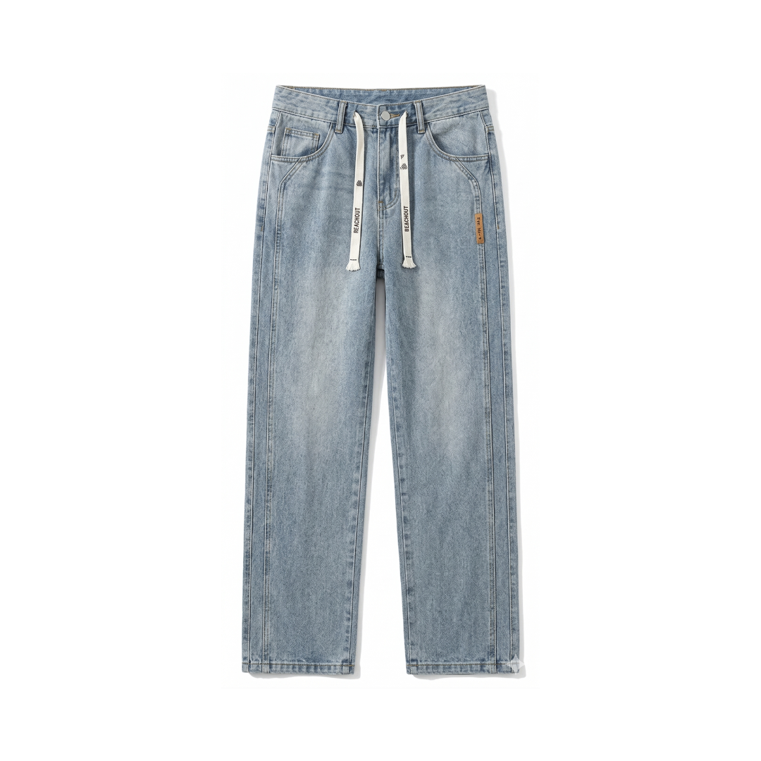 Jeans rectos holgados para hombre: corte moderno, tejido suave y ajuste cómodo para cualquier ocasión