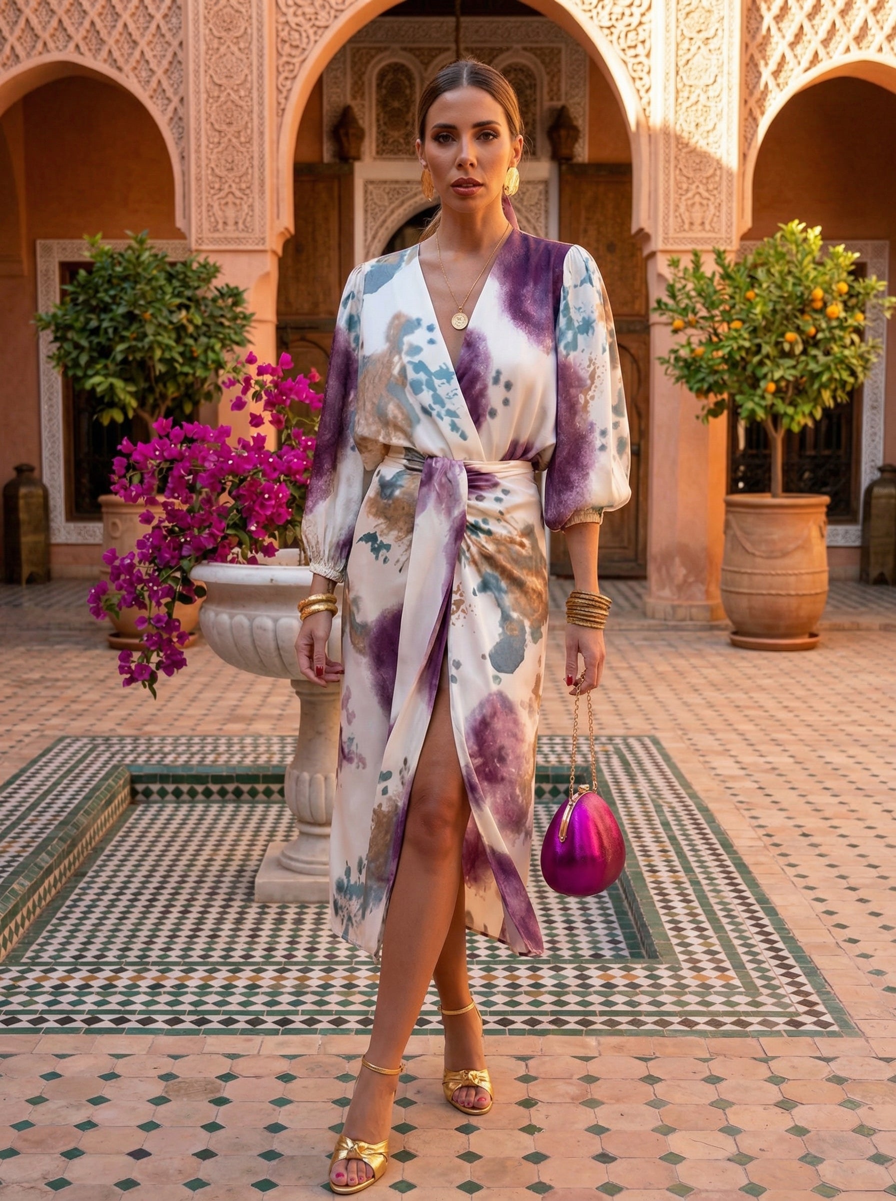 Sofía | Vestido de primavera sofisticado a dos piezas