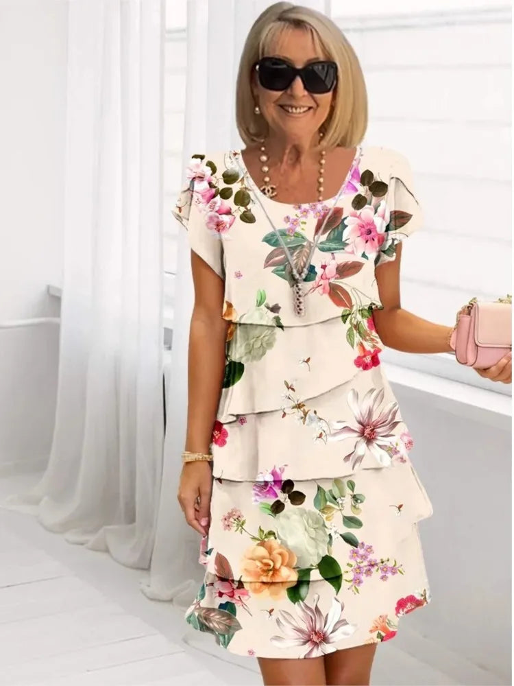Camille – Vestido de elegancia fluida con volantes