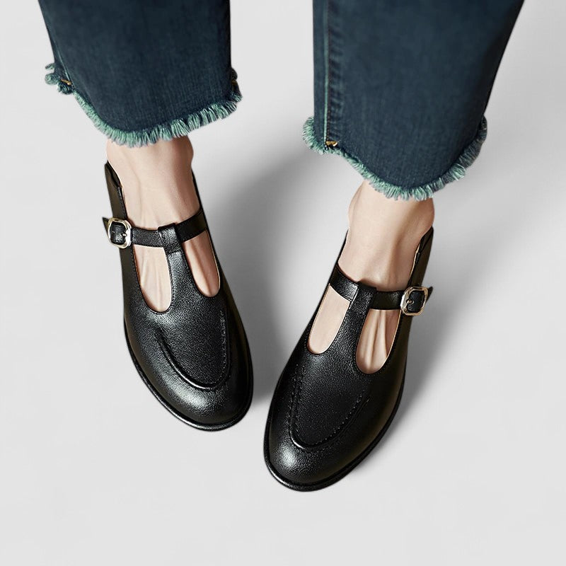 Camila | Zapatos Mary Jane ortopédicos con tacón bajo