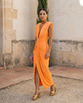 Selena | Vestido Drapé Ardiente