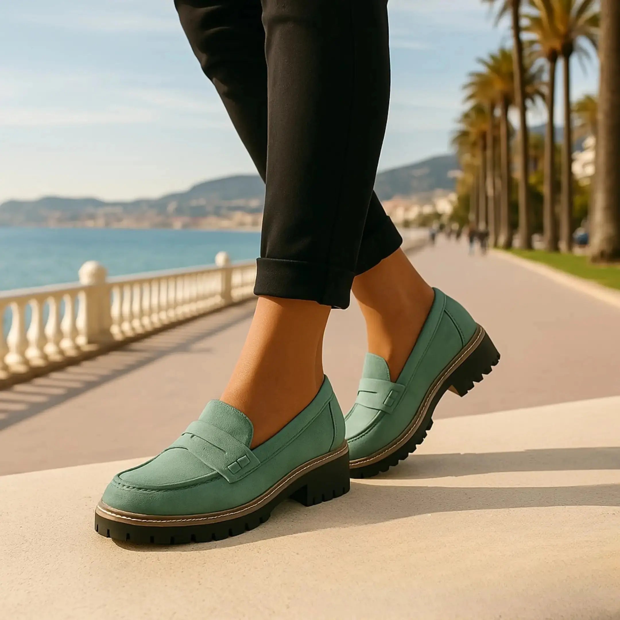 Nadia | Mocasines atemporales de ante
