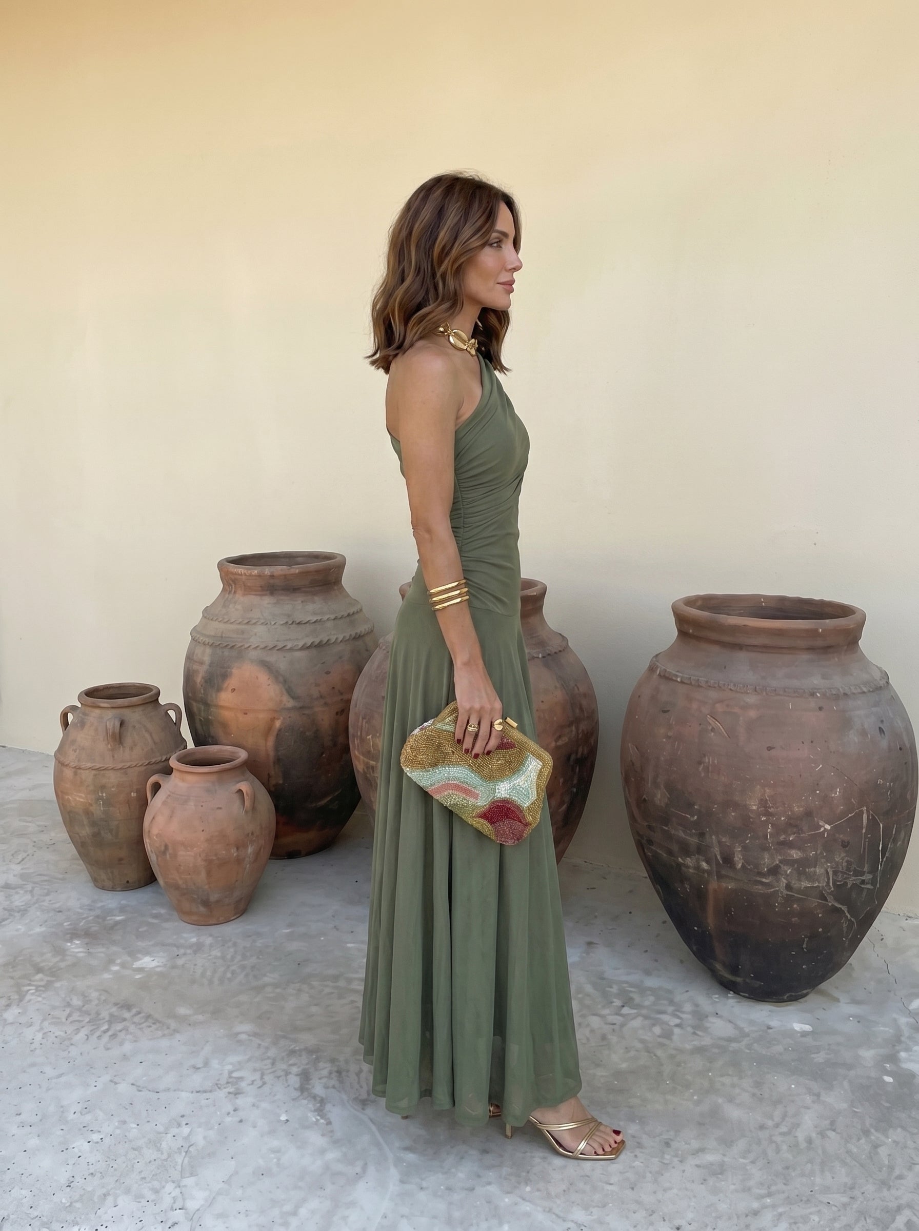 Vestido Toledo en verde