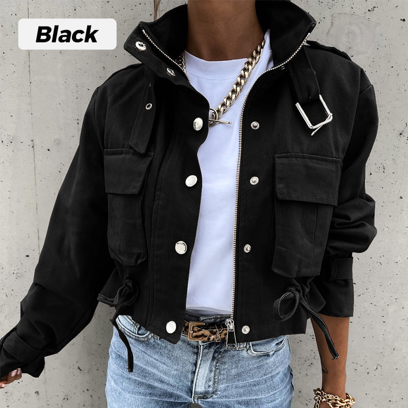 Chaqueta motera para mujer: chaqueta corta, moderna y versátil para el día a día