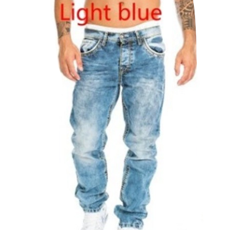 Jeans elásticos creativos para hombre, estilo minimalista, ideales para el verano, estilo emo