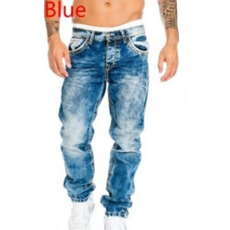 Jeans elásticos creativos para hombre, estilo minimalista, ideales para el verano, estilo emo